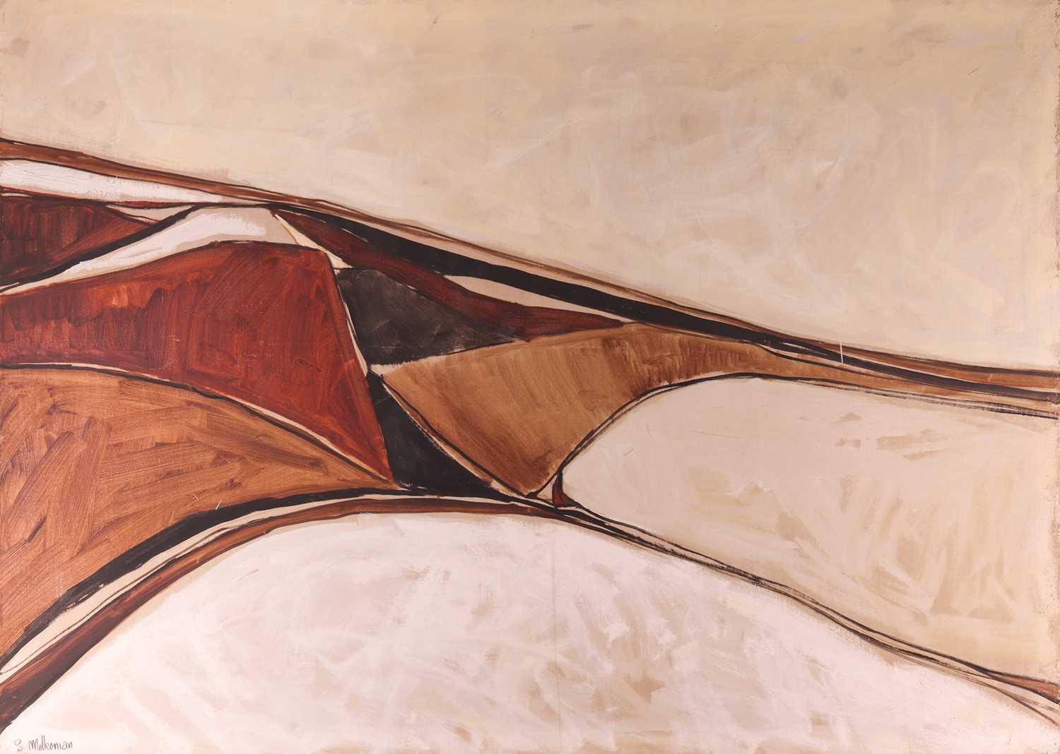 Lot 112 - Sirak Melkonian Untitled signed 'S. Melkonian'...