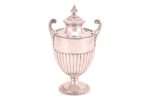 Lot 328 - A George III silver sugar urn, London 1777,...
