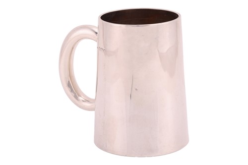 Lot 349 - A Victorian silver mug, by Francis Boone...