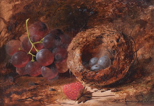 Lot 84 - James Poulton (British, fl.1844 - 1859) Still...