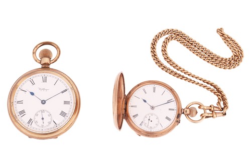 Lot 178 - A 9ct Gold Full Hunter Pocket Watch...