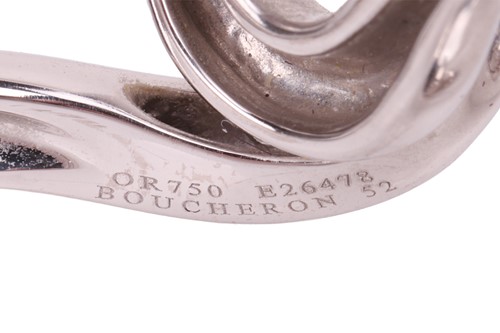 Lot 186 - Boucheron - A diamond-set 'Kaa Double Trouble'...