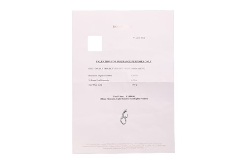 Lot 186 - Boucheron - A diamond-set 'Kaa Double Trouble'...