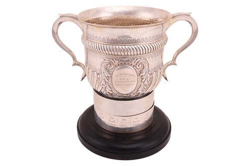 Lot 361 - A Victorian silver trophy cup, in the form of...