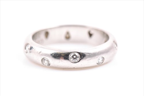 Lot 603 - Tiffany & Co. A platinim and diamond Etoile...