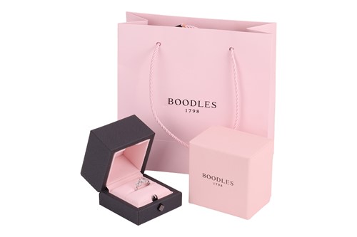 Lot 193 - Boodles - A diamond-set Blossom Triple ring,...