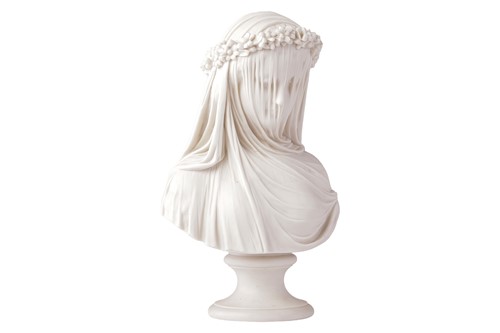 Lot 47 - A 19th-century Copeland Parian bust of 'The...