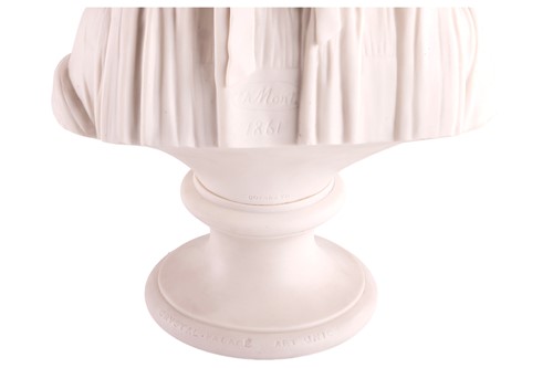 Lot 47 - A 19th-century Copeland Parian bust of 'The...