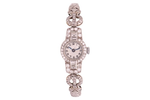 Lot 215 - Diamond-Set Cocktail Watch Bezel: Diamond-Set...
