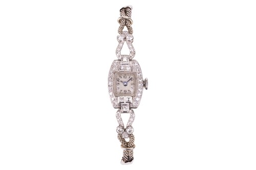 Lot 205 - Diamond-Set Cocktail Watch Bezel: Diamond-Set...