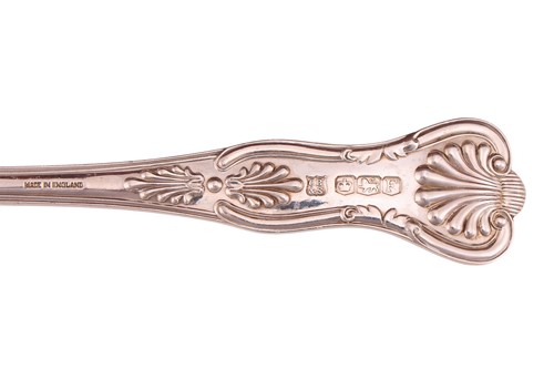Lot 369 - A cased silver canteen for twelve,...