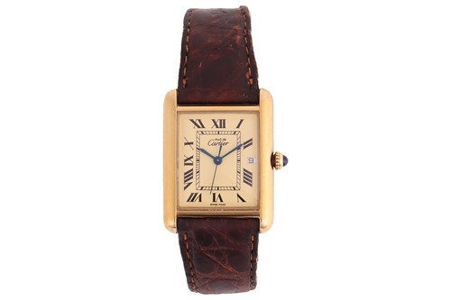 Lot 229 - Cartier – Tank Must Reference: 2413 Serial:...