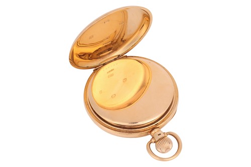 Lot 251 - Waltham – 18ct Gold Open Face Pocket Watch...