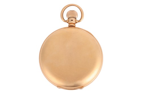 Lot 251 - Waltham – 18ct Gold Open Face Pocket Watch...