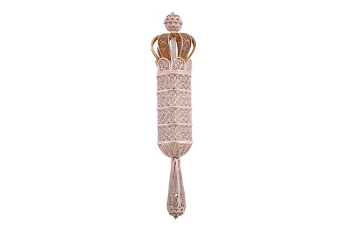 Lot 273 - Of Judaica Interest - A parcel gilt filigree...