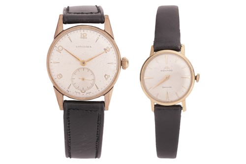 Lot 161 - Two Watches; 9ct Gold Longines Dress Watch,...