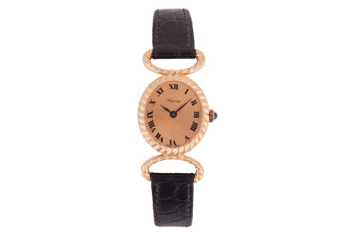 Lot 216 - Asprey – 18ct Gold Dress Watch Reference:...