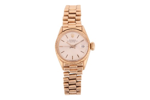 Lot 219 - Rolex – Oyster Perpetual Date Reference: 6527...