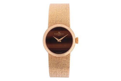 Lot 207 - Baume & Mercier – Dress Watch with Tiger’s Eye...