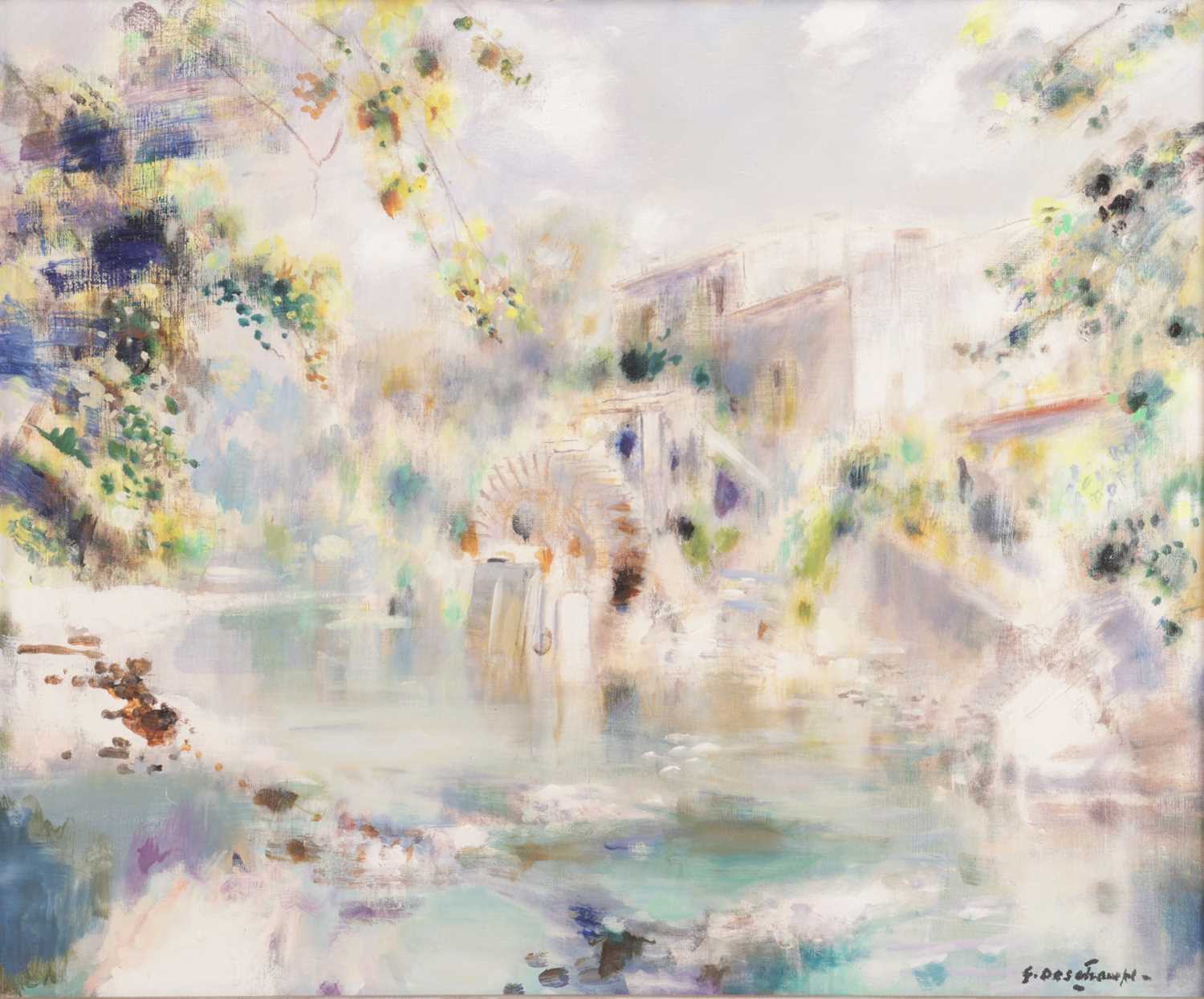 Lot 120 - Gabriel Deschamps (French 1919-2011) Le Moulin...