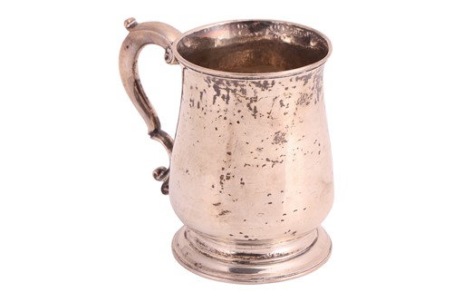 Lot 318 - A George III silver mug, London 1768 by...
