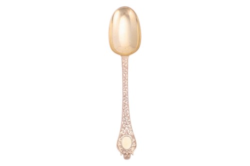 Lot 282 - A fine William and Mary silver gilt trefid...