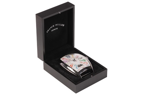 Lot 170A - A Franck Muller Dual-Time 'Color Dreams' Desk...