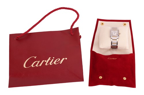 Lot 210 - Cartier – Tank Francaise (Medium Model)...
