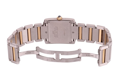 Lot 210 - Cartier – Tank Francaise (Medium Model)...