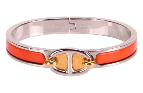 Lot 78 - Hermès - A Mini Clic Chaine d'Ancre angle, the...
