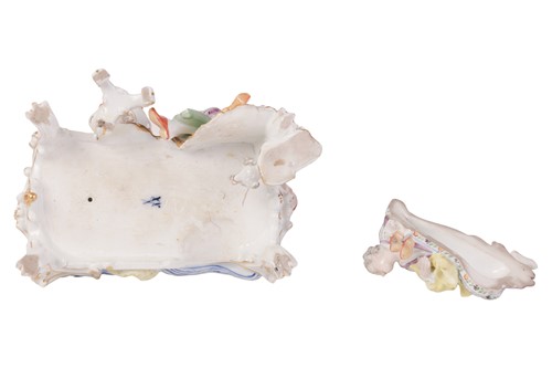 Lot 37 - A Meissen porcelain figure group of the...