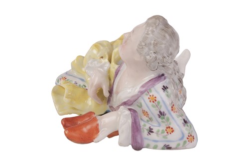 Lot 37 - A Meissen porcelain figure group of the...