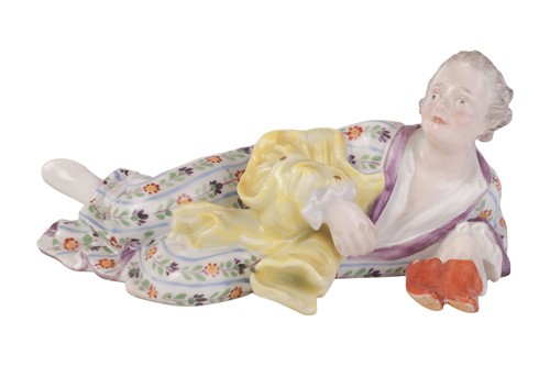 Lot 37 - A Meissen porcelain figure group of the...