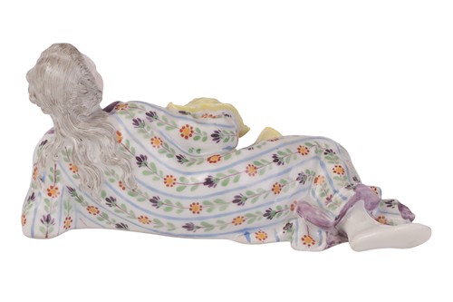 Lot 37 - A Meissen porcelain figure group of the...
