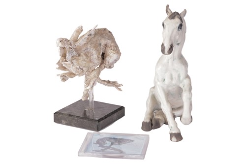 Lot 54 - Emma Rodgers (b. 1974), a pottery study of a...