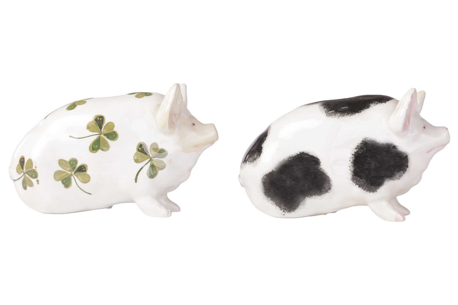 Lot 55 - Two Wemyss ceramic pigs, one 'Gloucester Old...