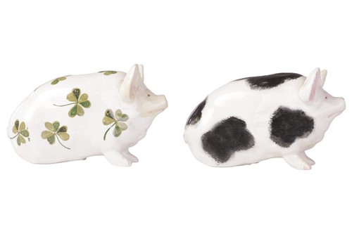Lot 55 - Two Wemyss ceramic pigs, one 'Gloucester Old...