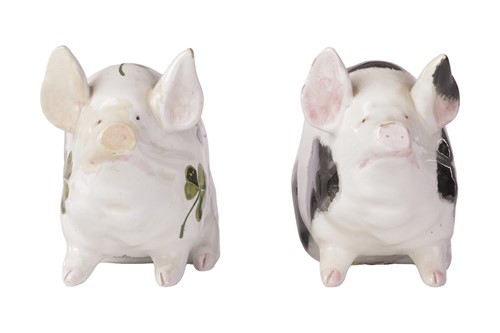Lot 55 - Two Wemyss ceramic pigs, one 'Gloucester Old...