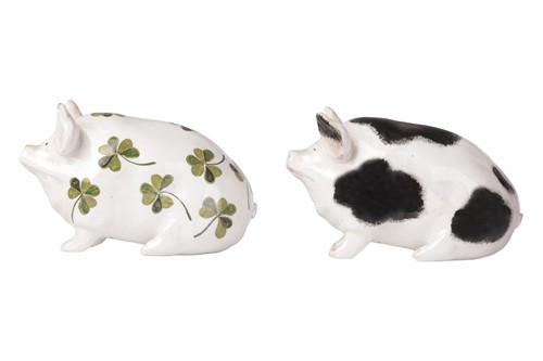Lot 55 - Two Wemyss ceramic pigs, one 'Gloucester Old...