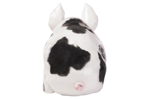 Lot 49 - Wemyss pottery; a large black and white...
