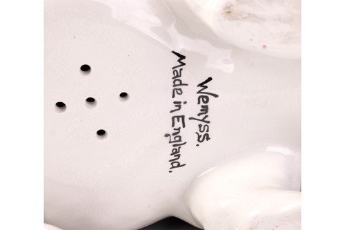 Lot 49 - Wemyss pottery; a large black and white...
