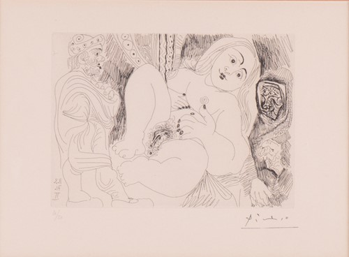 Lot 127 - Pablo Picasso (Spanish 1881-1973) Vieil homme...