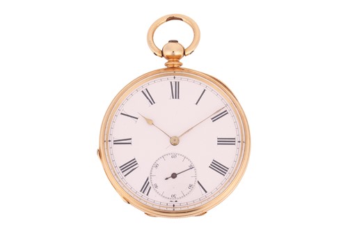Lot 226 - An ‘18K’ Open Face Pocket Watch Reference:...