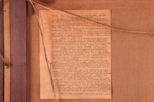 Lot 70 - Lieut. William Elliott, R.N. (active...
