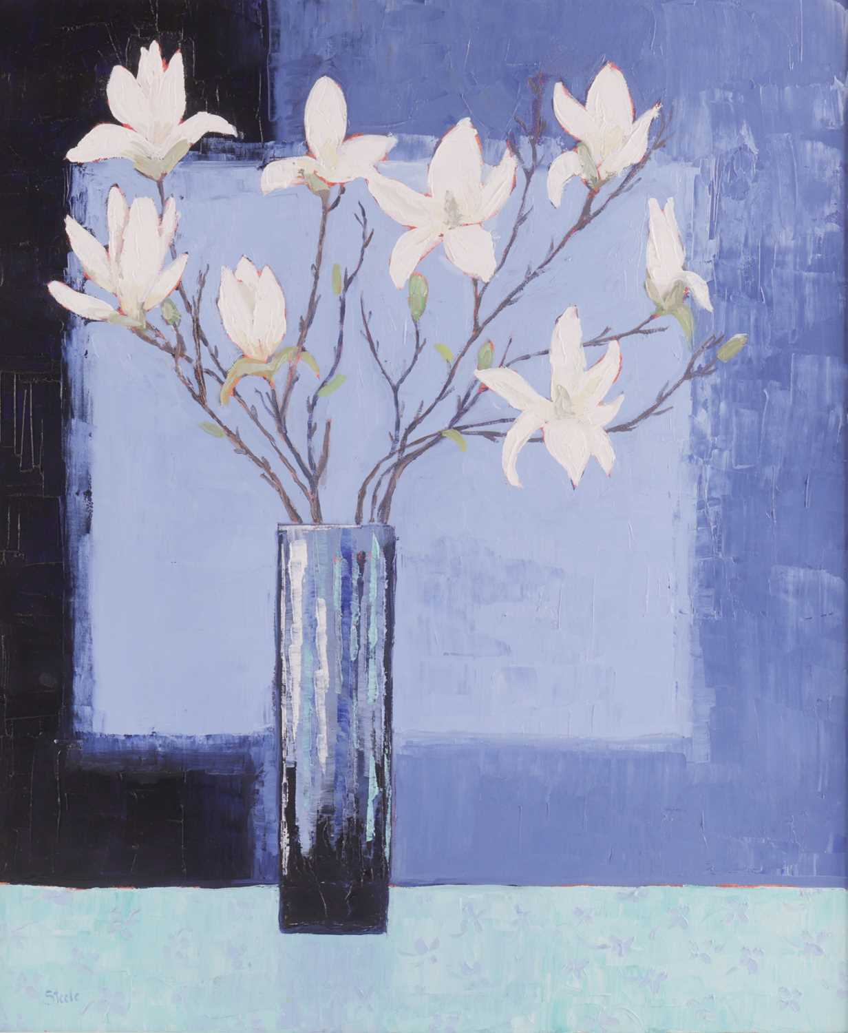 Lot 49 - Alexandra Steele (British b.1946) Magnolias...