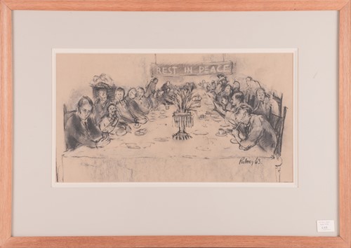 Lot 9 - Harold Riley (British 1934-2023) Rest in Peace...