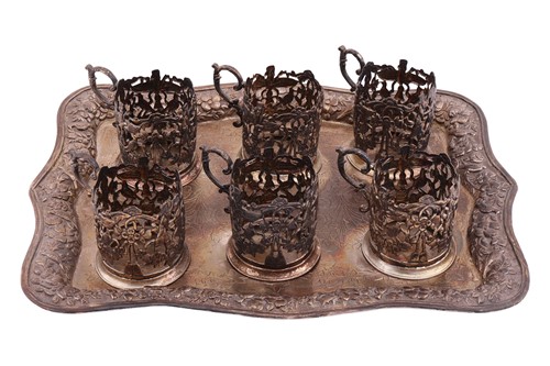 Lot 245 - A set of early 20th century Isfahan Persian...