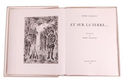 Lot 130 - March Chagall (French 1887-1985) André Malraux,...