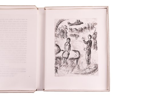 Lot 130 - March Chagall (French 1887-1985) André Malraux,...