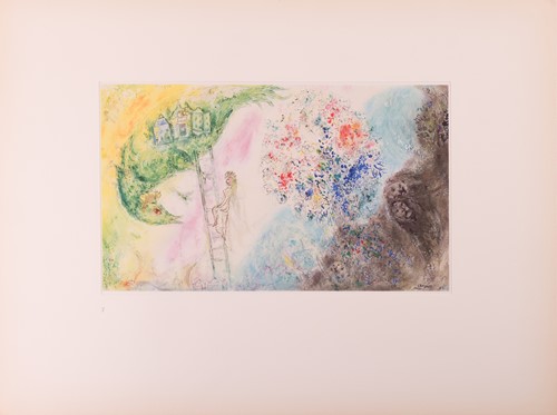 Lot 131 - March Chagall (French 1887-1985) Gouaches, A...